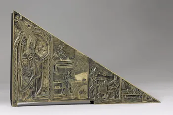 cuivre d'imagerie Saint Honoré patron des Boulangers 1959.127.5 Photo RMN-Grand Palais (Mucem)
