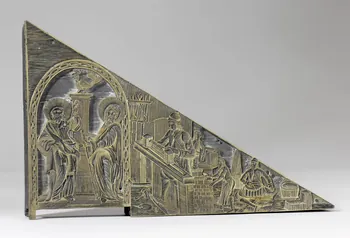 cuivre d'imagerie Saint Pierre et Saint Paul patrons des maçons 1959.127.9 Photo RMN-Grand Palais (Mucem)