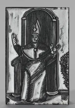bois d'impression Saint Pierre 1990.26.21 Photo RMN-Grand Palais (Mucem)