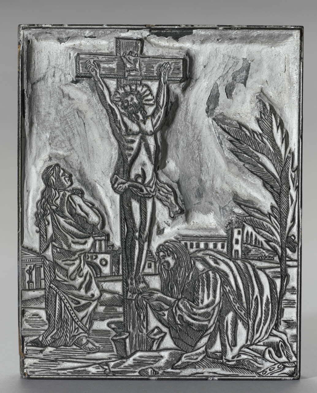 bois d'impression Calvaire 1990.26.24 Photo RMN-Grand Palais (Mucem)