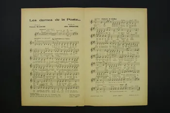 Francis Blanche ; Alec Siniavine ; Juliette Gréco ; Chappell S.A.; chanson petit format 1952 1969.88.404 Photo Mucem