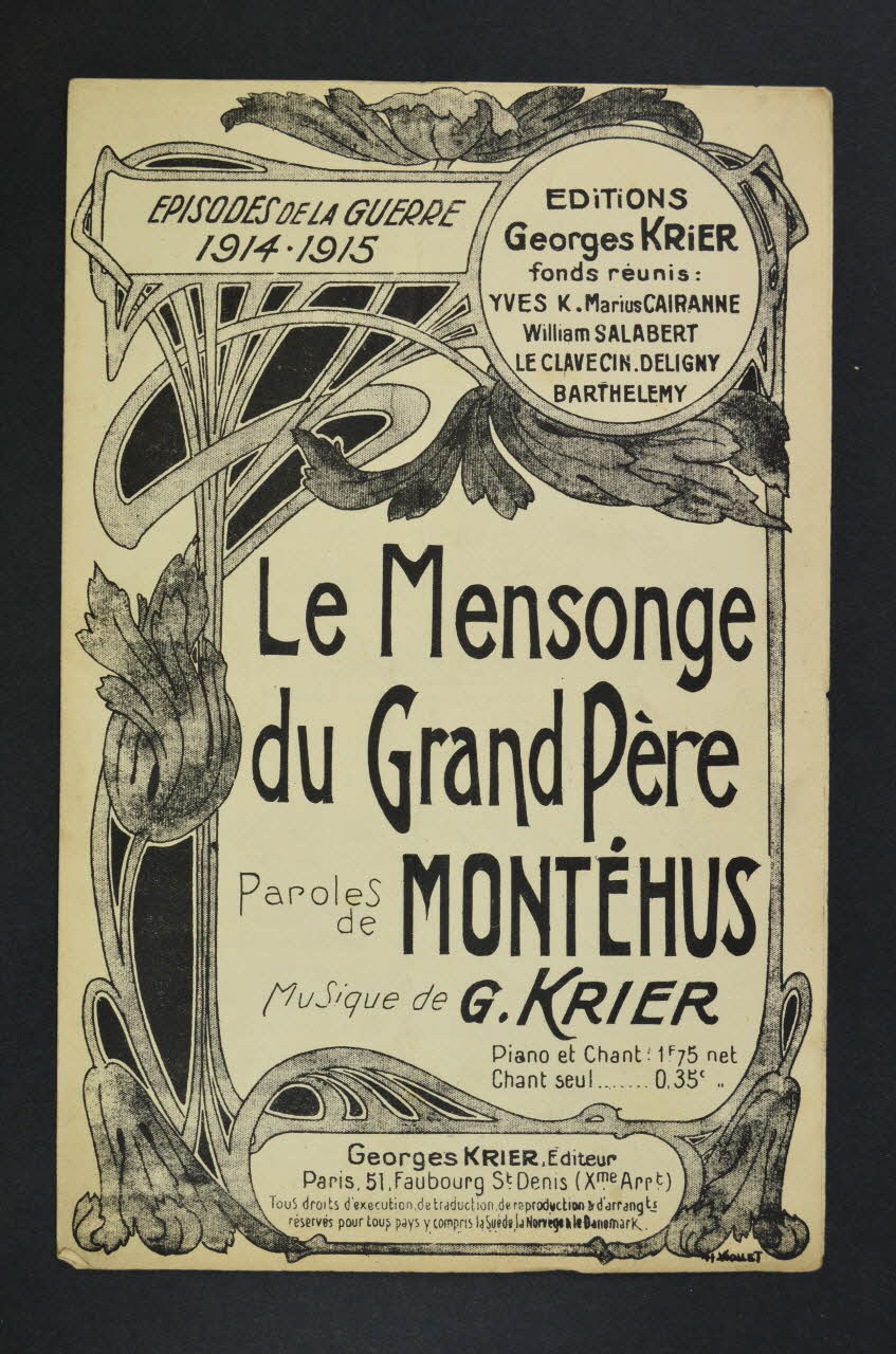 chanson petit format 1971.33.206 Photo Mucem