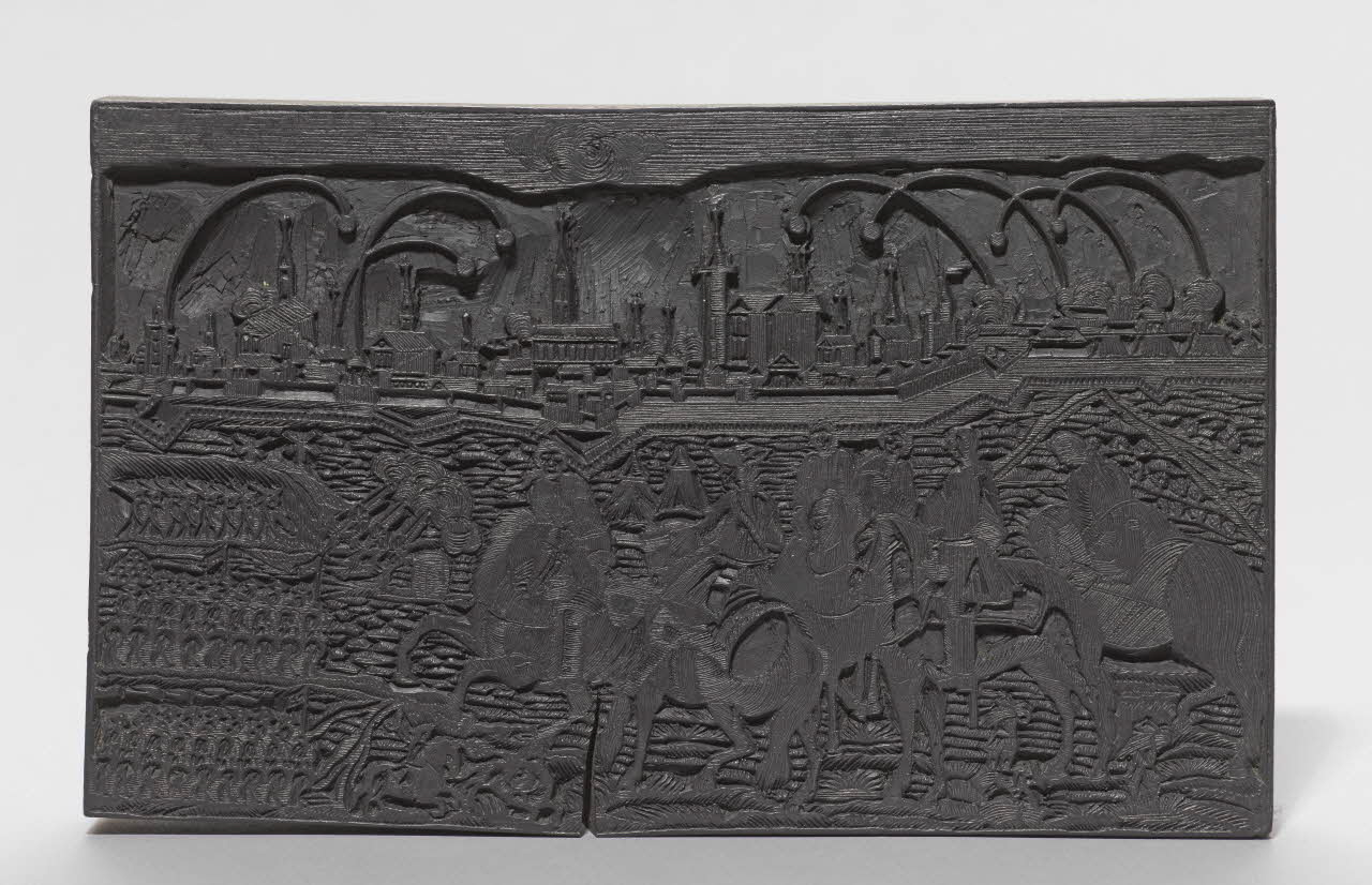 bois d'impression Siège 1954.18.24 Photo RMN-Grand Palais (Mucem)