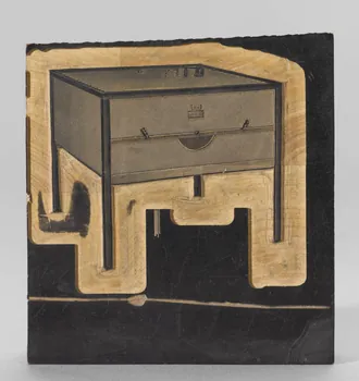 bois d'impression Meuble 1970.123.18 Photo RMN-Grand Palais (Mucem)