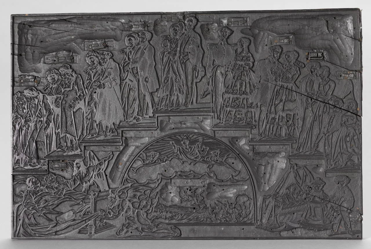bois d'impression Degré des âges 1981.36.1 Photo RMN-Grand Palais (Mucem)