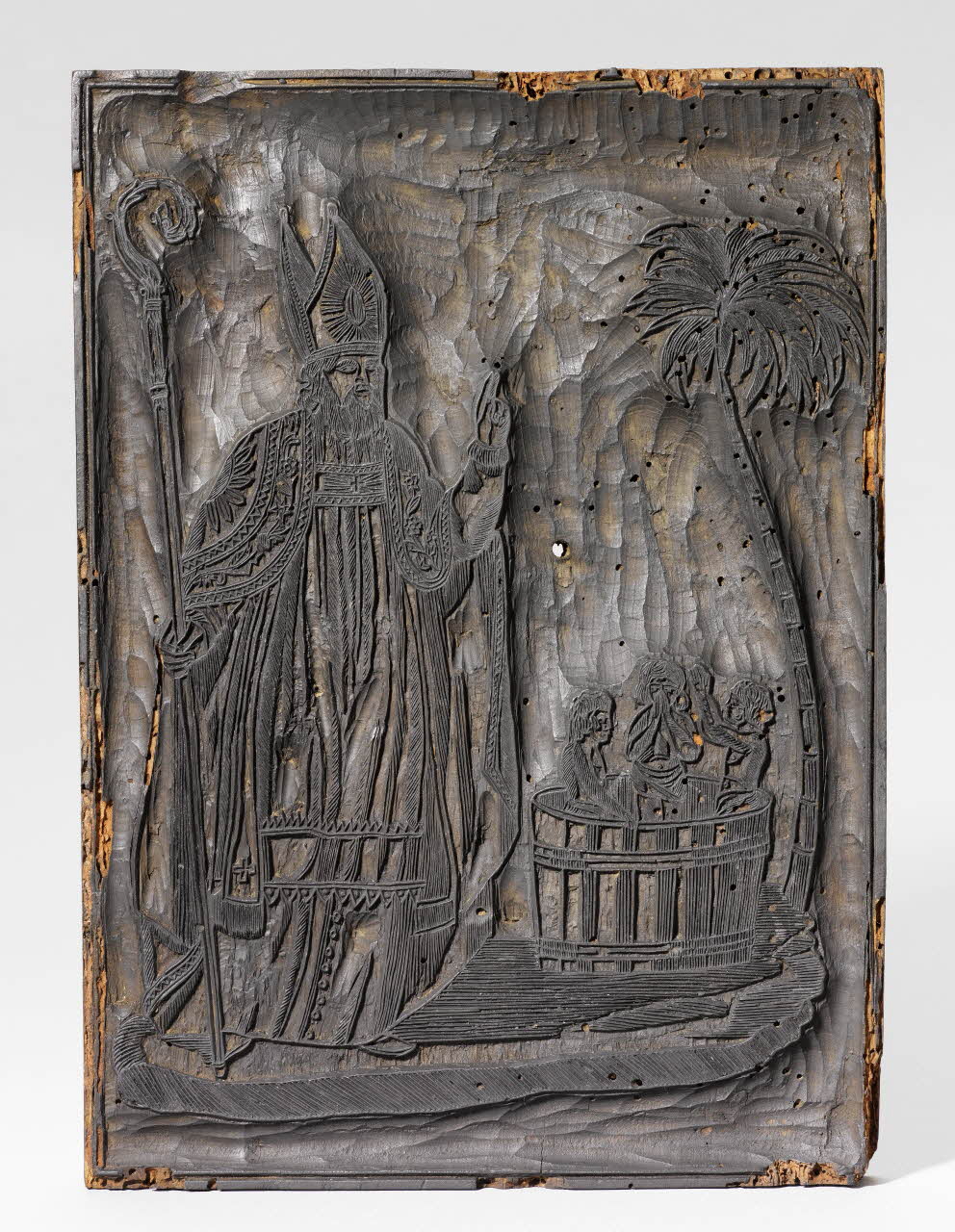 bois d'impression Le grand Saint Nicolas 1985.4.24 Photo RMN-Grand Palais (Mucem)