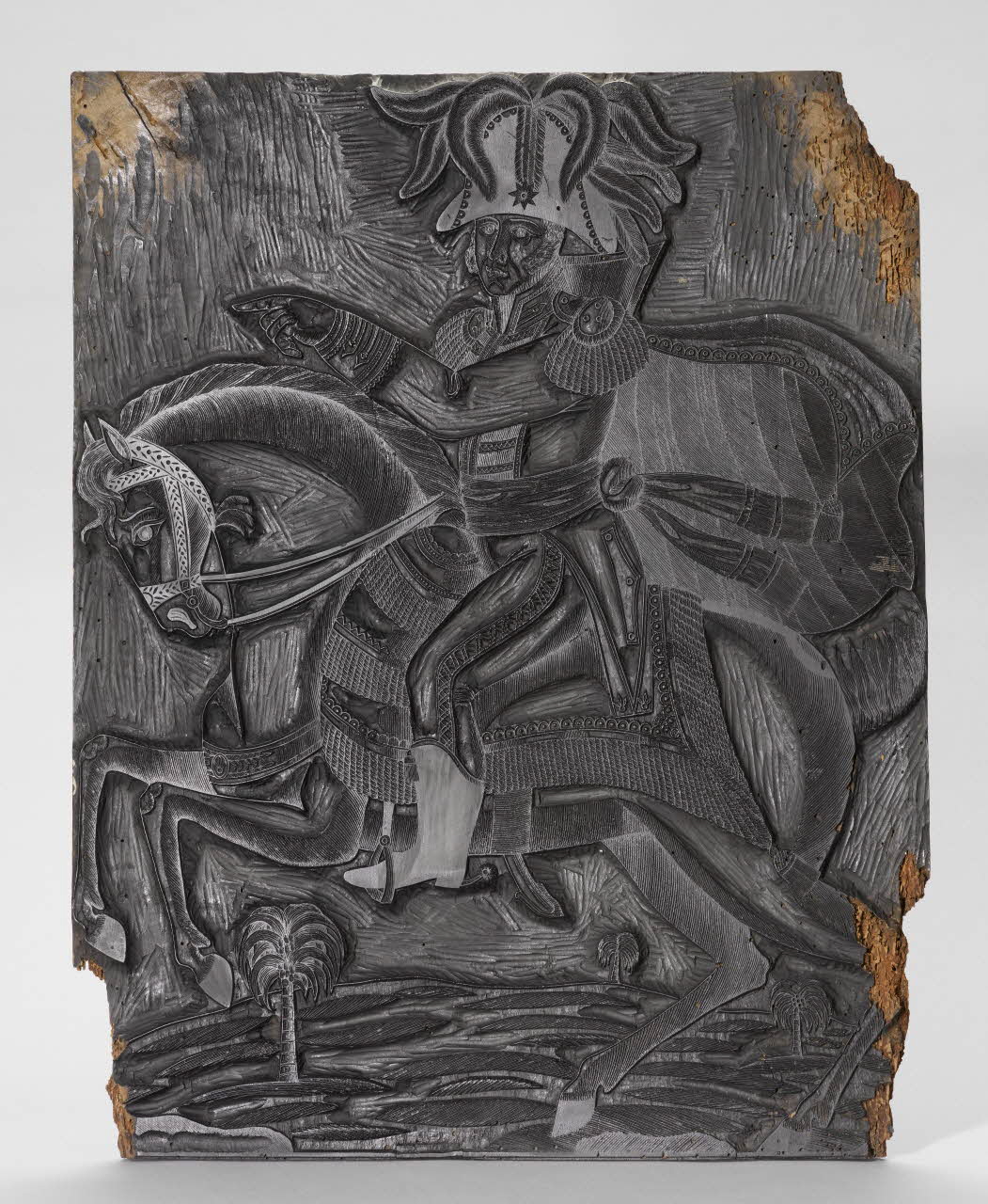 bois d'impression Dom Pedro, empereur du Brésil 1985.4.36 Photo RMN-Grand Palais (Mucem)