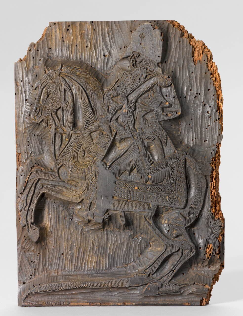 bois d'impression Le Roi de France (?) 1985.4.45 Photo RMN-Grand Palais (Mucem)