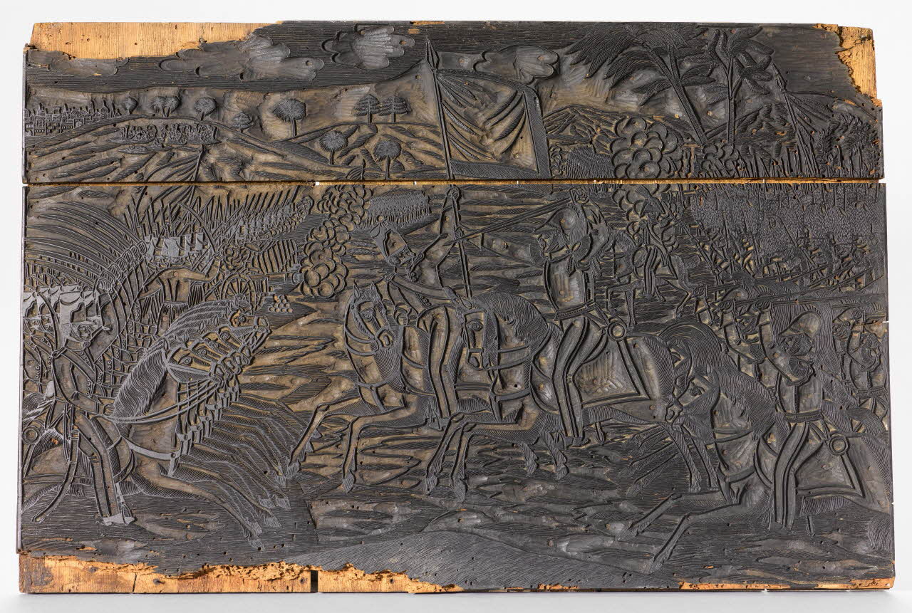 bois d'impression Bataille 1985.4.54 Photo RMN-Grand Palais (Mucem)