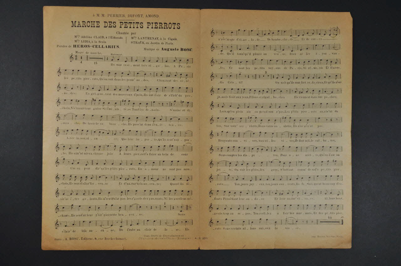 chanson petit format 1971.33.21  Photo Mucem