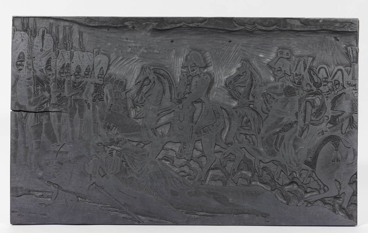 bois d'impression Sire, ce linceul vaut bien la croix 1986.53.10 Photo RMN-Grand Palais (Mucem)