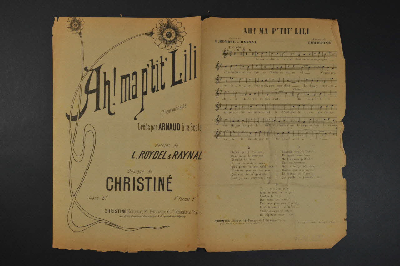 chanson petit format 1971.33.215 Photo Mucem