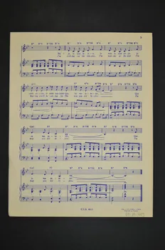 partition de musique petit format 1969.88.409 Photo Mucem
