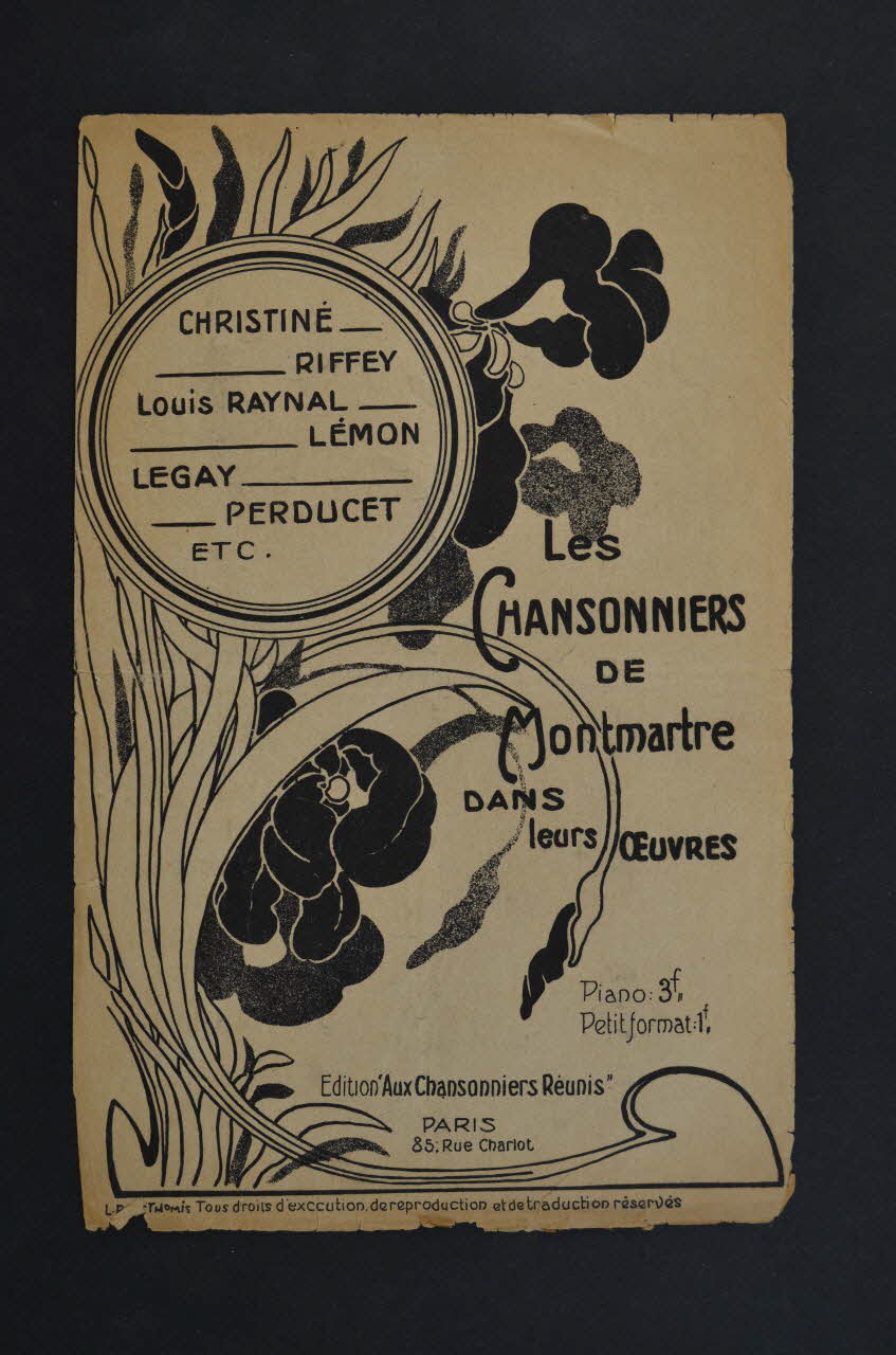 chanson petit format 1971.33.220 Photo Mucem