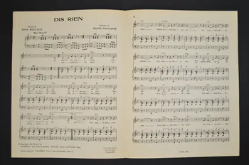 partition de musique petit format 1969.88.416  Photo Mucem