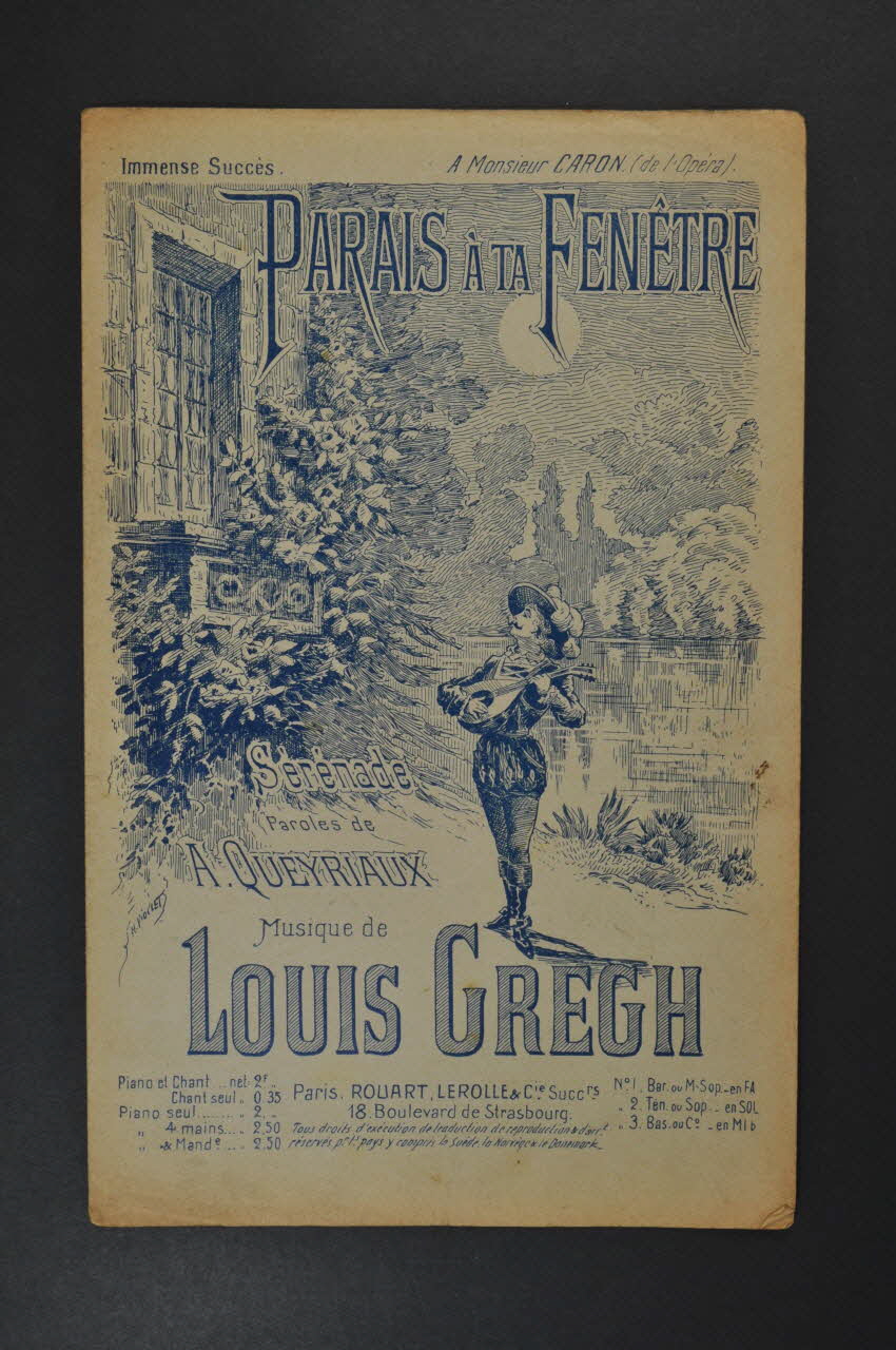 chanson petit format 1971.33.24 Photo Mucem