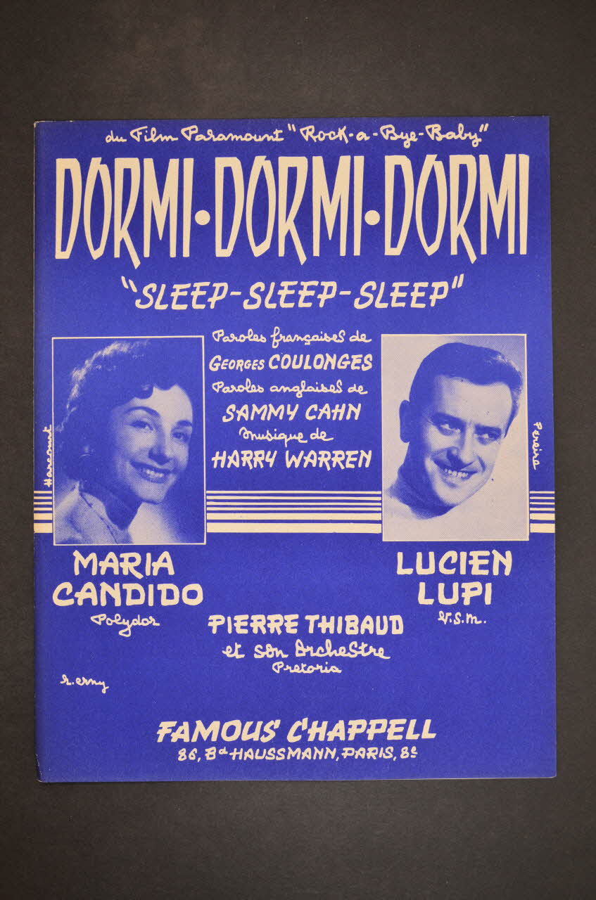 partition de musique petit format 1969.88.418 Photo Mucem