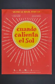 Mario Rigual ; Carlos Rigual ; Fernand Bonifay ; S.E.M.I; chanson petit format 1962 1971.33.250 Photo Mucem