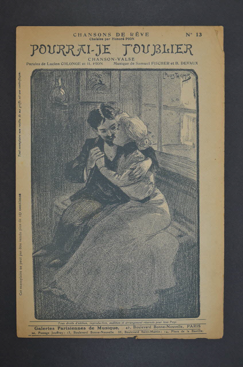 chanson petit format 1971.33.27 Photo Mucem