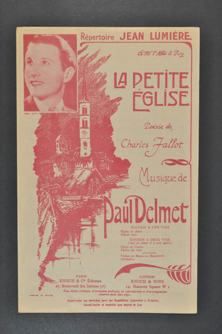 partition de musique petit format 1971.33.278 Photo Mucem