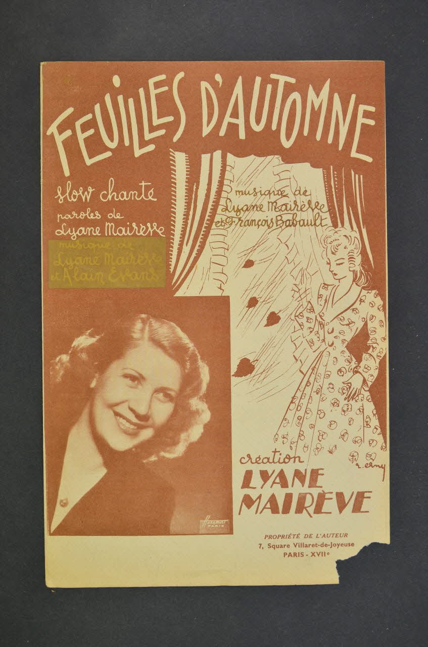 chanson petit format 1971.33.279 Photo Mucem