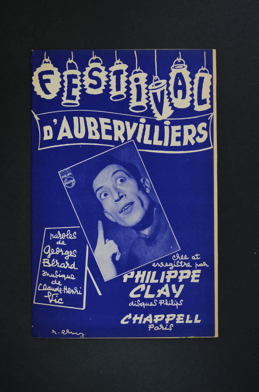 partition de musique Festival d'Aubervilliers 1969.88.449 Photo Mucem