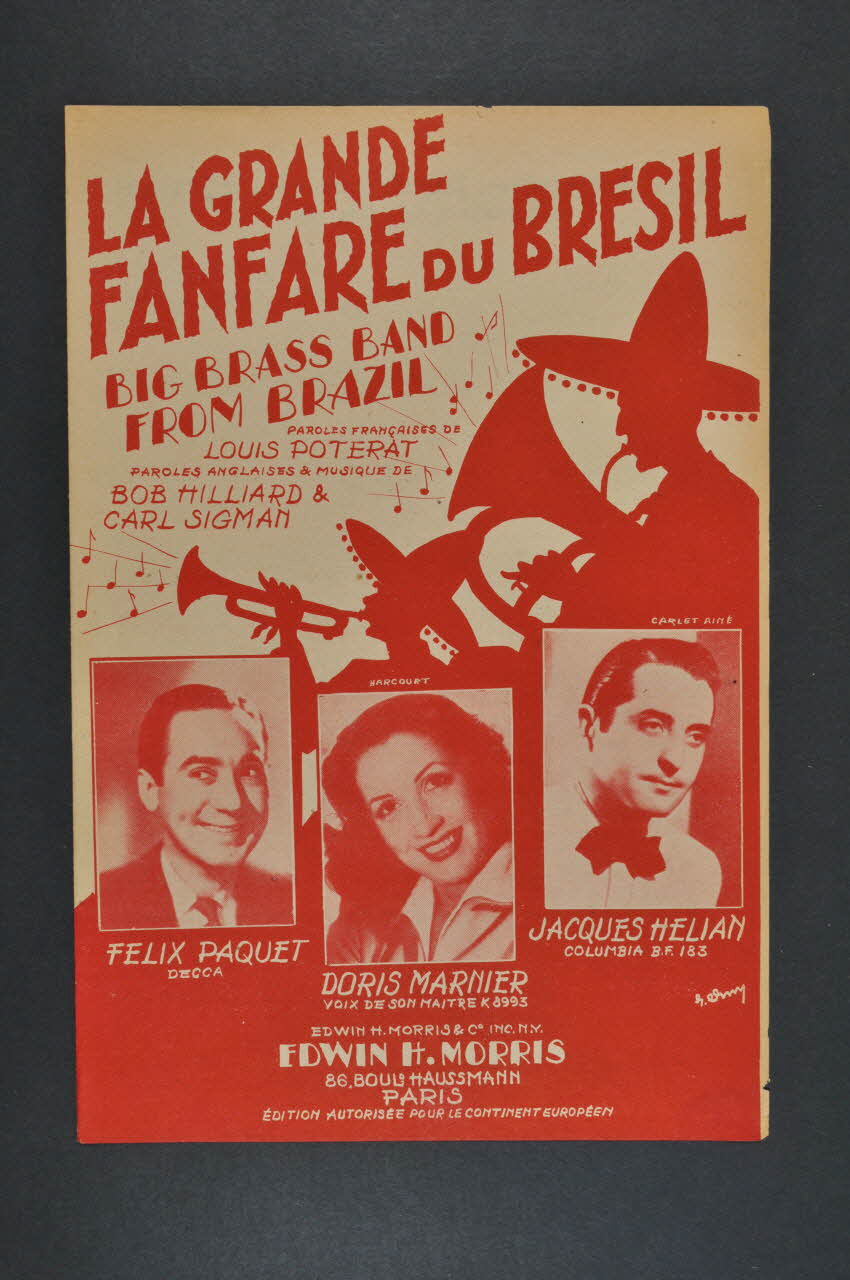 partition de musique petit format 1969.88.458 Photo Mucem