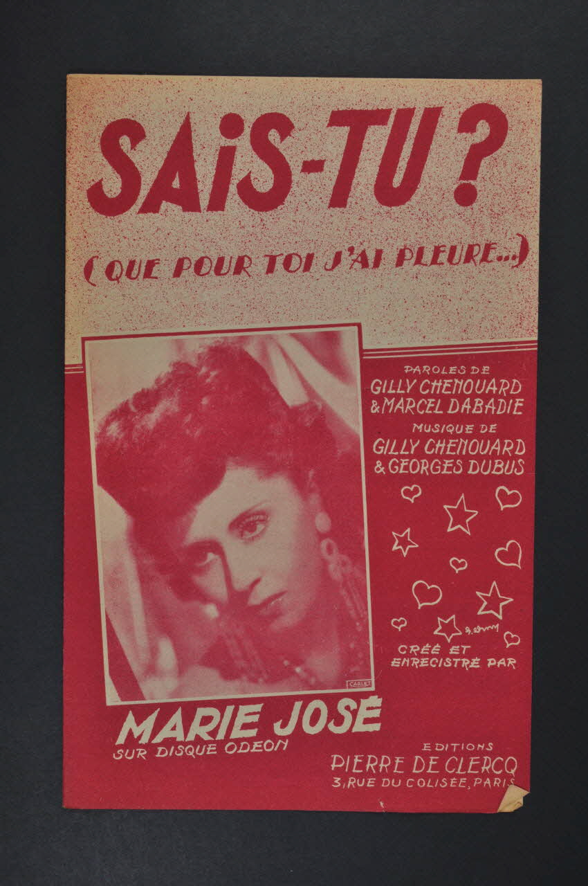 chanson petit format 1971.33.290 Photo Mucem