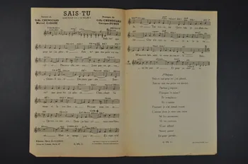 chanson petit format 1971.33.290 Photo Mucem