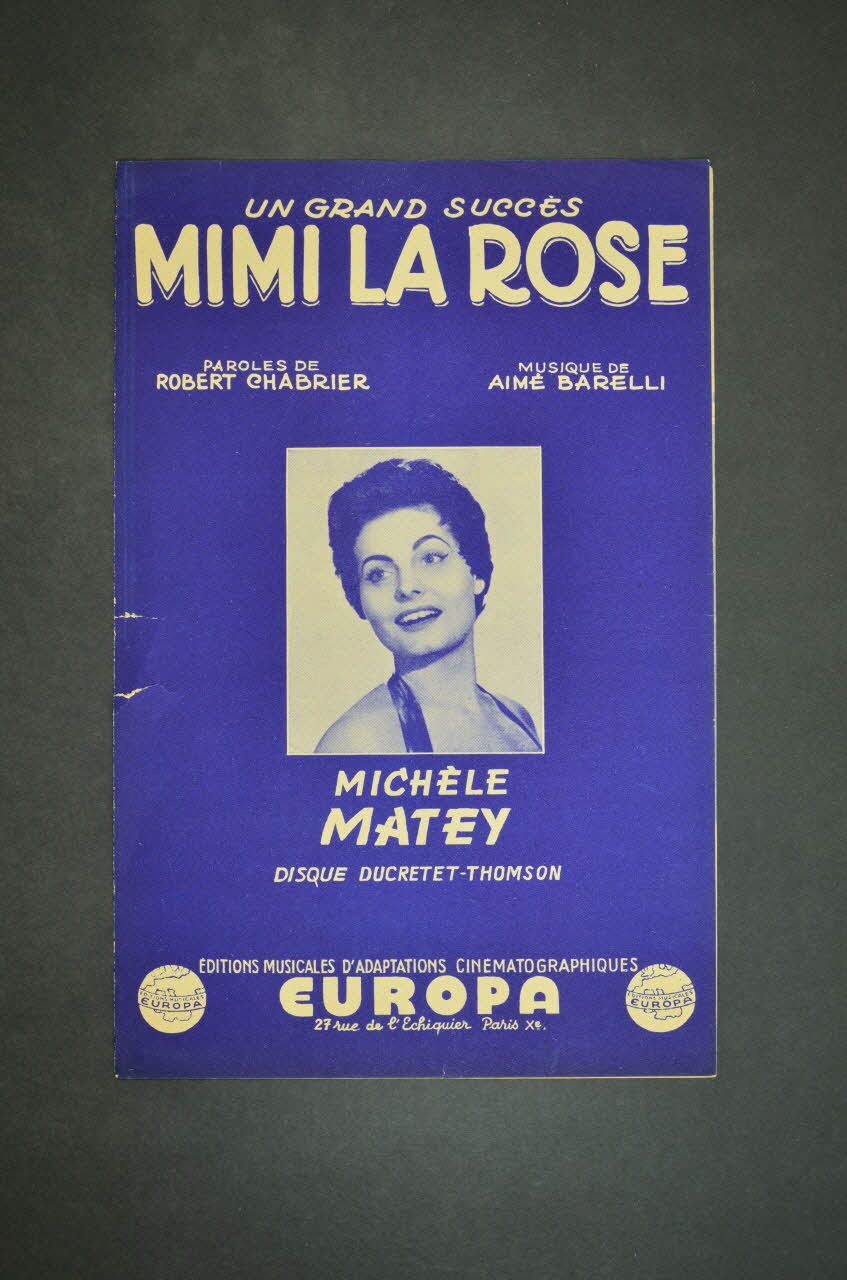 chanson petit format 1971.33.291 Photo Mucem