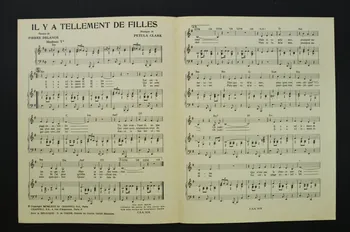 Pierre Delanoë ; Pétula Clark ; Chappell S.A.; chanson petit format 1963 1969.88.475 Photo Mucem