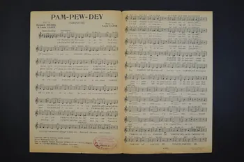 Louis Gasté ; Bernard Michel ; Line Renaud chanson petit format 1954 1971.33.301 Photo Mucem