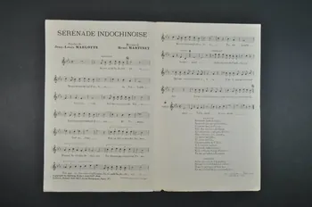 Henri Martinet ; Jean-Louis Marlotte ; éditions Salvet chanson petit format 1944 1971.33.321 Photo Mucem