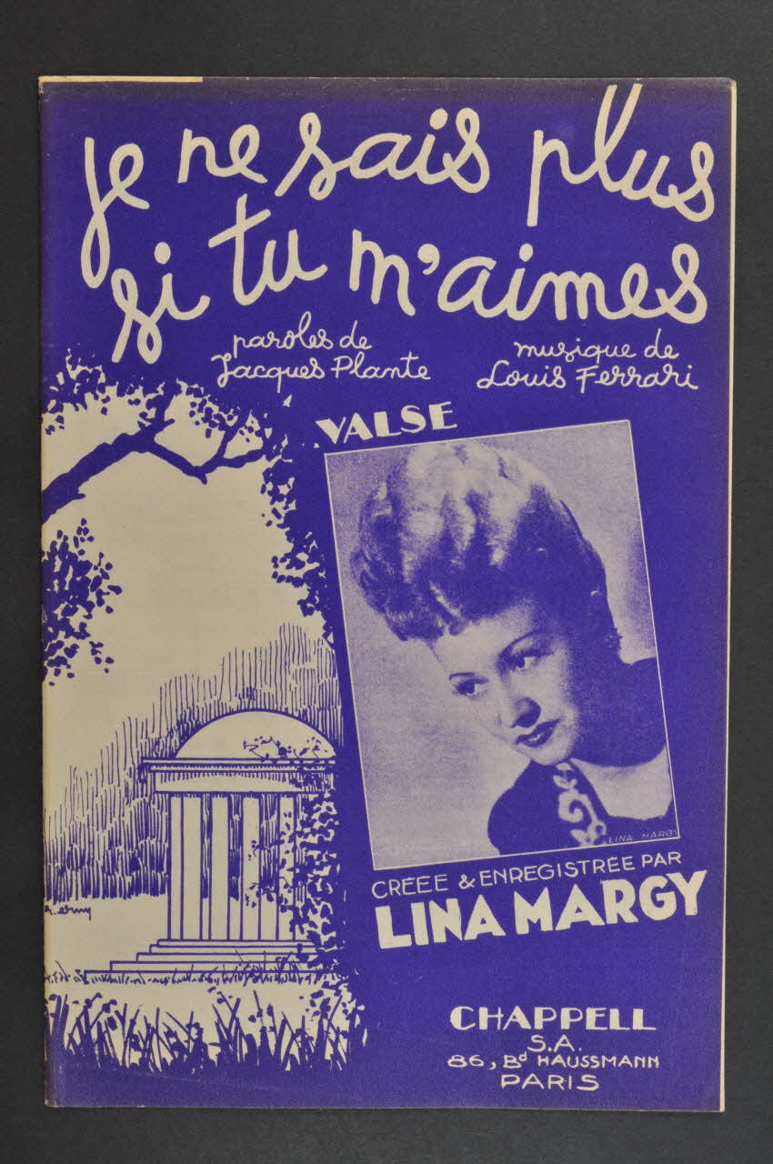 partition de musique petit format 1969.88.493 Photo Mucem