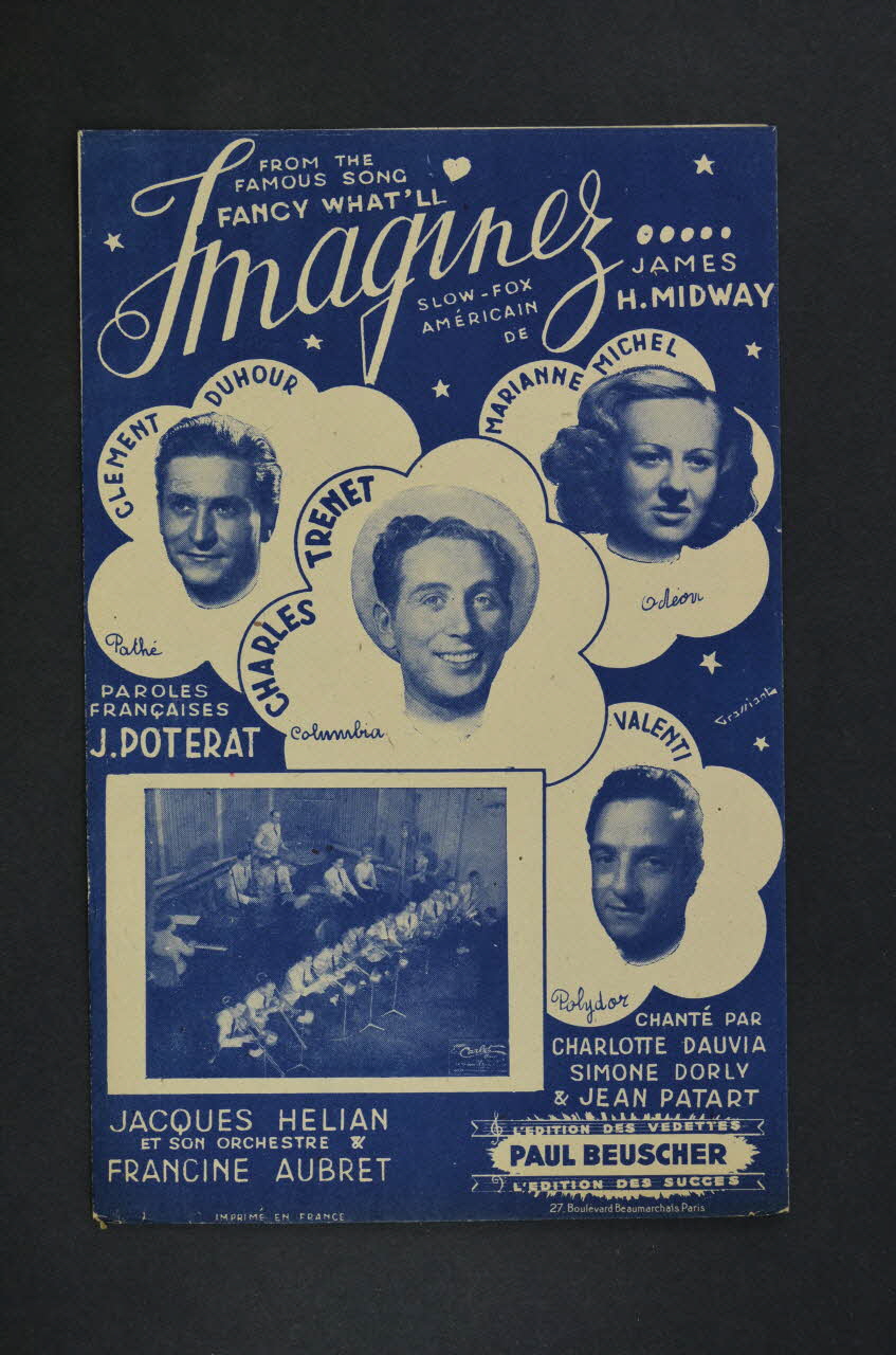 chanson petit format 1971.33.322 Photo Mucem