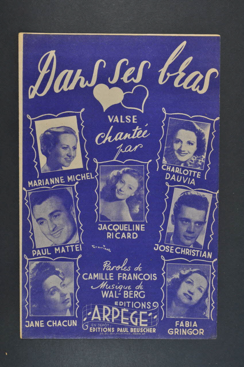 chanson petit format 1971.33.323 Photo Mucem