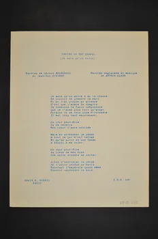partition de musique petit format 1969.88.495 Photo Mucem