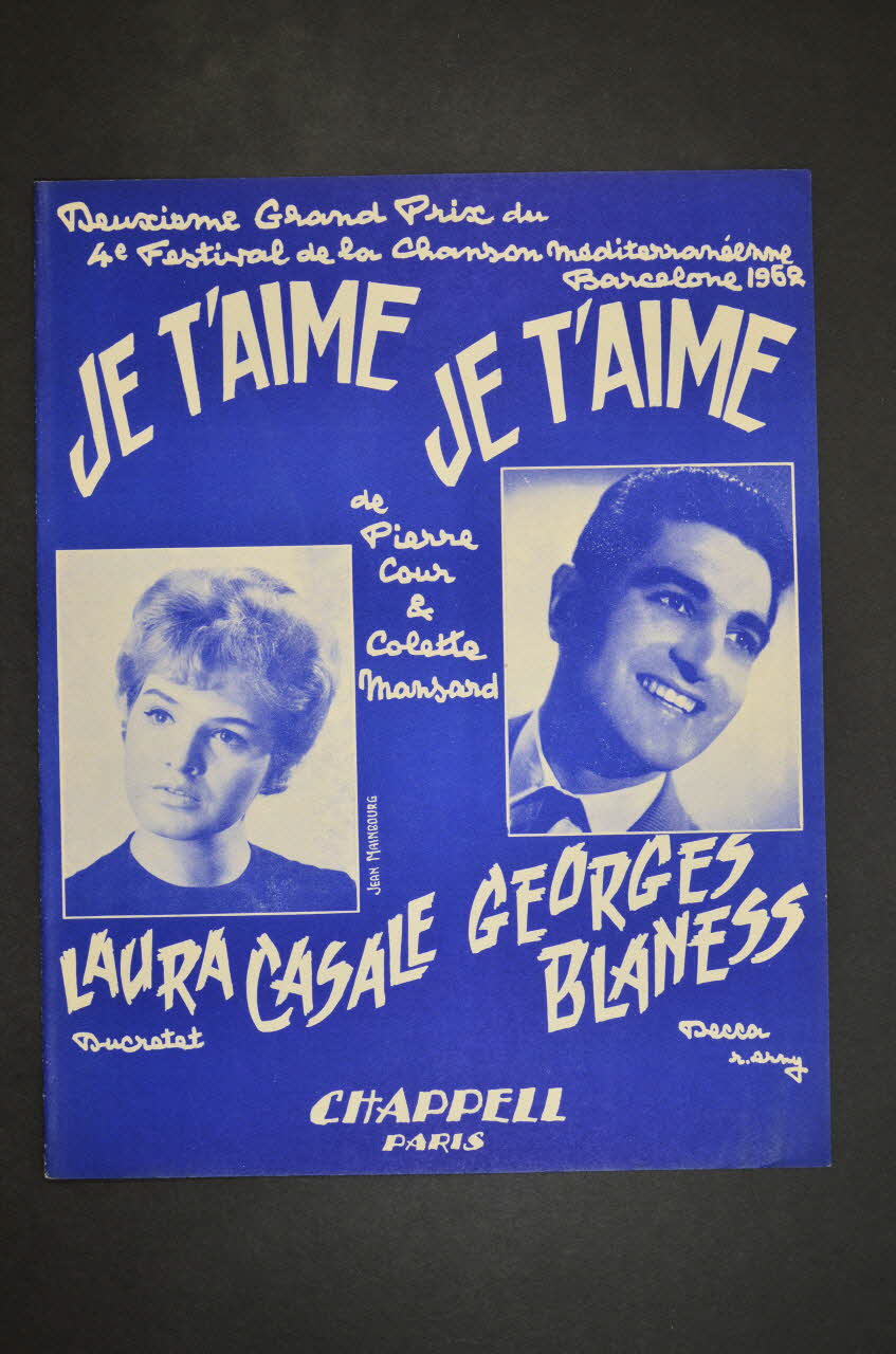 partition de musique petit format 1969.88.499 Photo Mucem