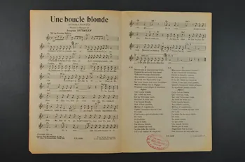 Jacques Dutailly ; Georges Guétary ; Lina Margy ; Eliane Dorsay ; Paul Beuscher chanson petit format 1951 1971.33.332  Photo Mucem