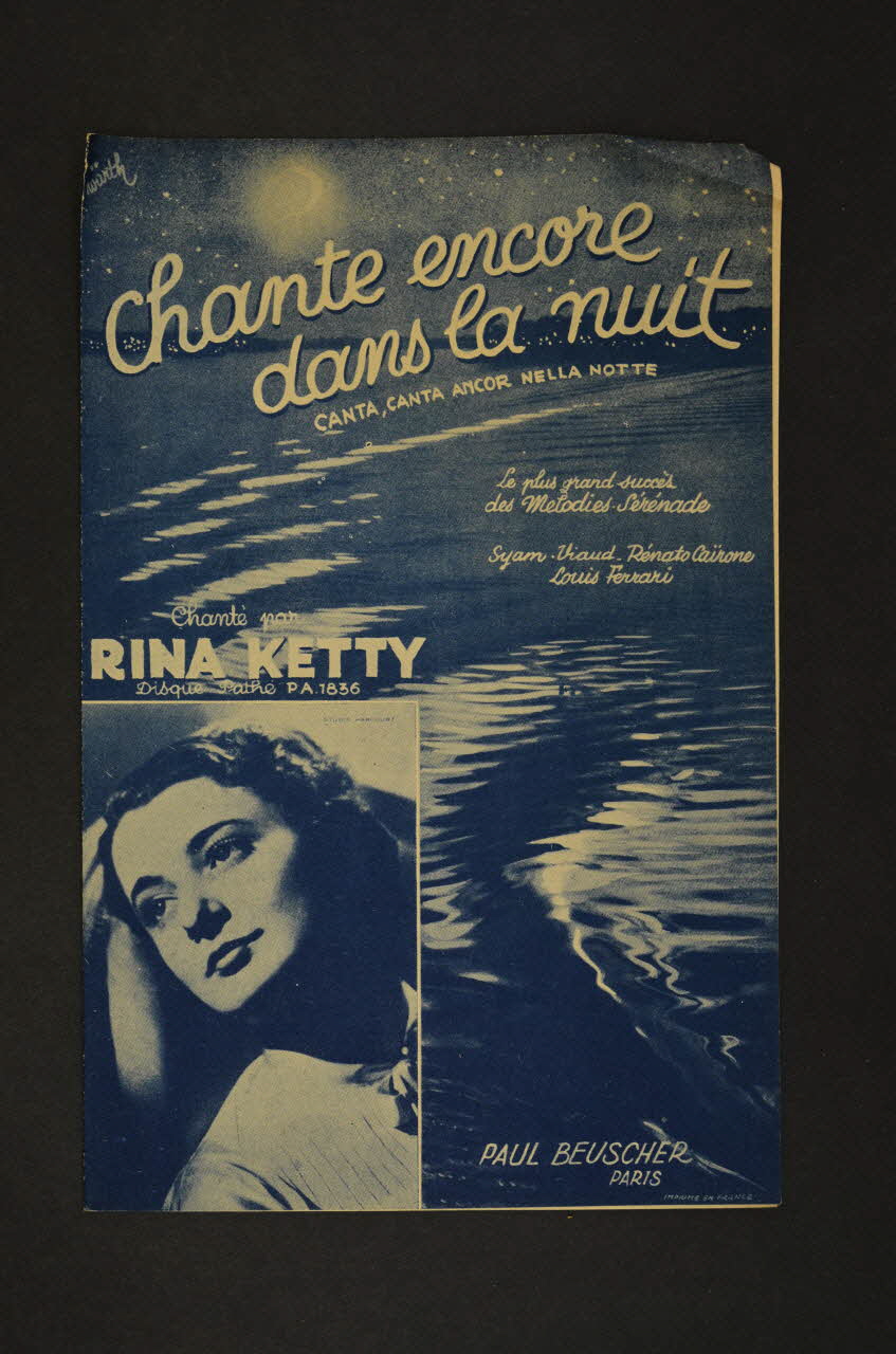 chanson petit format 1969.88.50 Photo Mucem