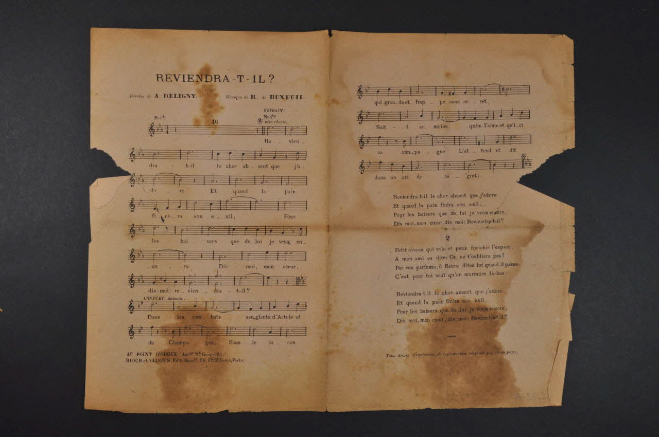 chanson petit format 1971.33.339 Photo Mucem