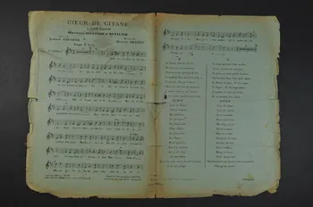 Maurice Gracey ; Armand Foucher ; Smyth chanson petit format 1913 1971.33.341  Photo Mucem