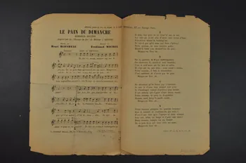 chanson petit format 1971.33.343 Photo Mucem
