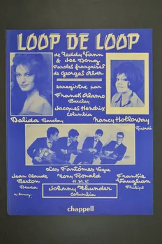 Teddy Vann ; Joe Dong ; Georges Aber ; Dalida ; Nancy Holloway ; Les Fantômes ; Chappell S.A.; chanson petit format 1962 1969.88.517 Photo Mucem