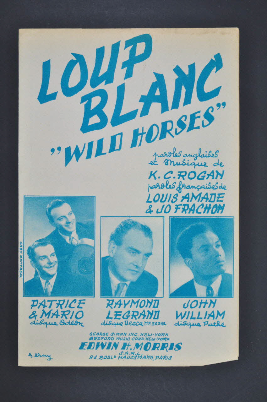 chanson petit format 1969.88.519 Photo Mucem