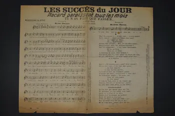 chanson petit format 1971.33.404 Photo Mucem