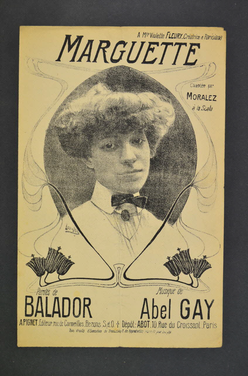 chanson petit format 1971.33.41 Photo Mucem