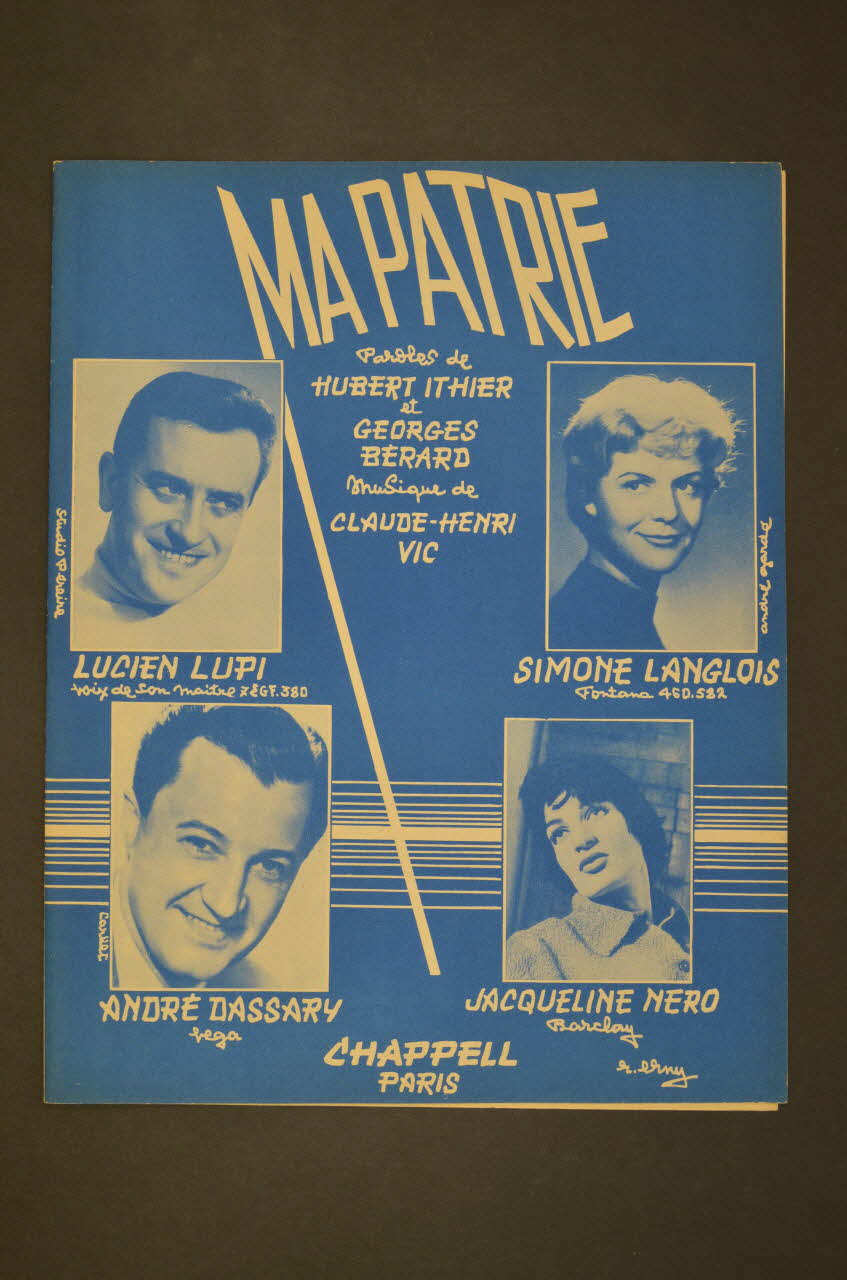 partition de musique petit format 1969.88.535 Photo Mucem