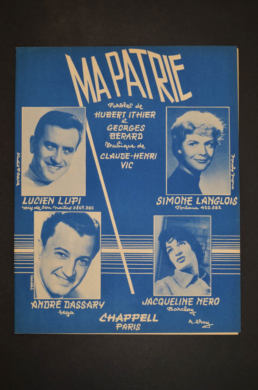 partition de musique petit format 1969.88.536 Photo Mucem