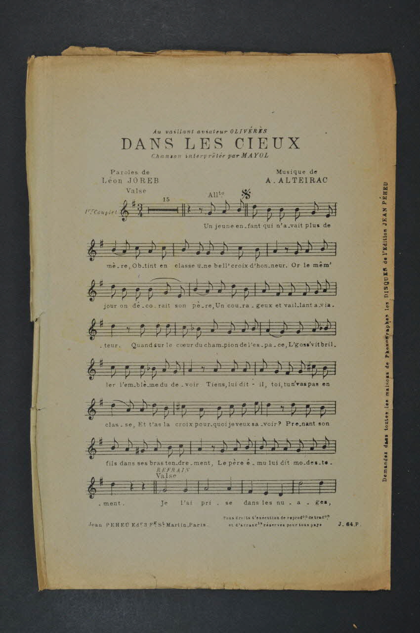 chanson petit format 1971.33.424 Photo Mucem